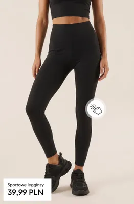 Sportowe legginsy promocja w Sinsay