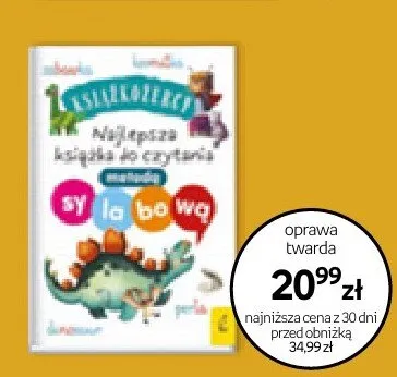 Książka Najlepsza książka do czytania metodą sylabową oprawa twarda promocja w Empik