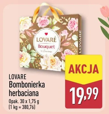 Bombonierka herbaciana promocja w Aldi