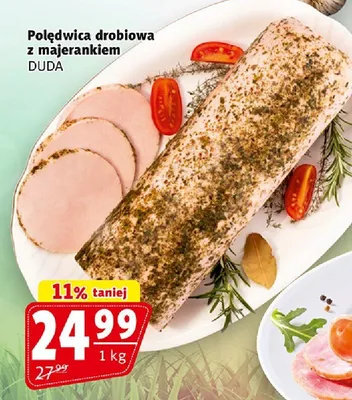 Polędwica drobiowa z majerankiem Duda promocja w Prim Market