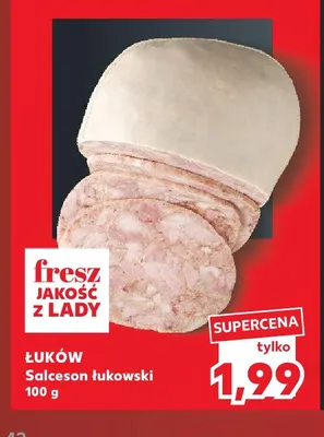 Salceson łukowski Łuków promocja w Kaufland