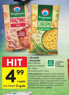Chrupki Przysnacki Zielona Cebulka promocja w Intermarche