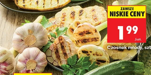 Czosnek młody promocja w Biedronka