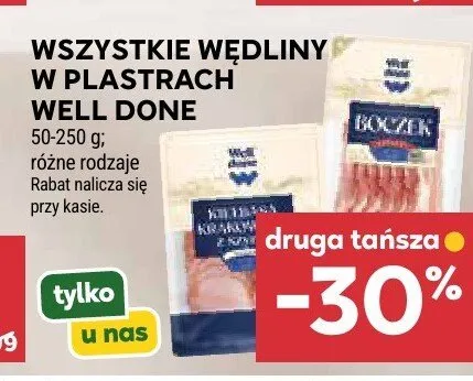 Boczek Well Done promocja w Stokrotka