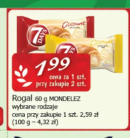 Rogal 7Days Mondelez promocja w CEZAR Delikatesy