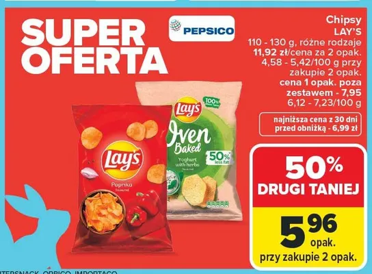 Chipsy Lay's promocja w Carrefour Market