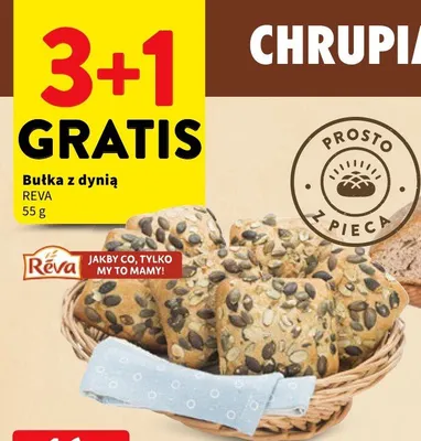 Bułka z dynią promocja w Intermarche