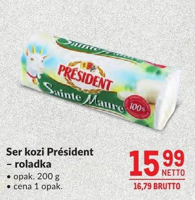 Ser kozi Président - roladka promocja w Makro