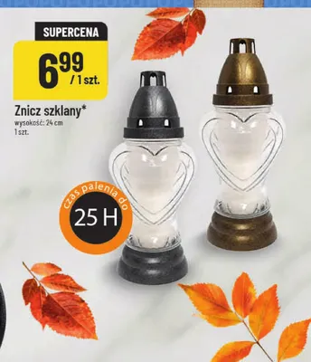 Znicz szklany promocja w POLOmarket