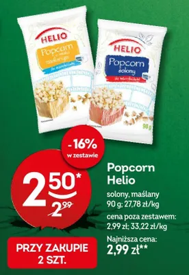 Popcorn solony promocja w Żabka