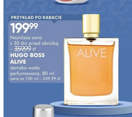 Woda perfumowana damska Hugo Boss Alive promocja w Super-Pharm