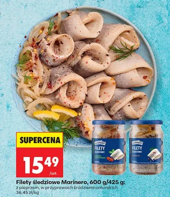 Filety śledziowe w przyprawach śródziemnomorskich promocja w Biedronka
