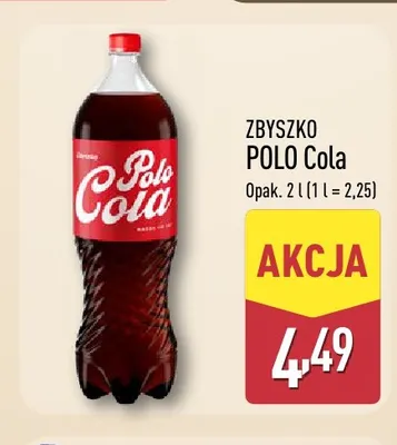 Napój gazowany Zbyszko Polo Cola promocja w Aldi