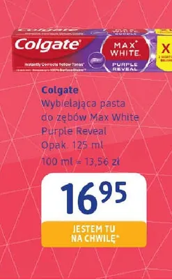 Wybielająca pasta do zębów Colgate Max White Purple Reveal promocja w Drogerie DM