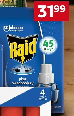 Środek przeciw komarom Raid płyn owadobójczy promocja w Stokrotka