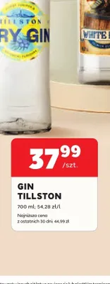 Gin Tillston Dry Gin promocja w Stokrotka