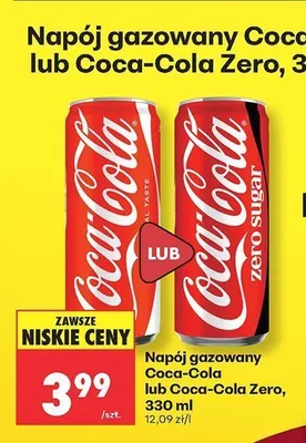 Napój gazowany Coca-Cola promocja w Biedronka