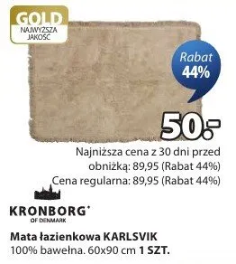 Mata łazienkowa Karlsvik promocja w Jysk
