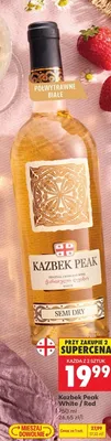 Wino Kazbek Peak Red promocja w Biedronka