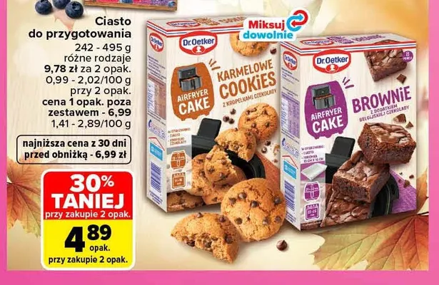 Ciasto do przygotowania Dr.Oetker promocja w Carrefour