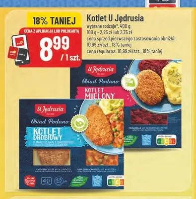 Kotlet drobiowy U Jędrusia promocja w POLOmarket
