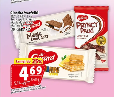 Wafelki Pryncypałki classic Dr Gerard promocja w Prim Market