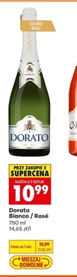 Wino musujące Dorato Bianco promocja w Biedronka