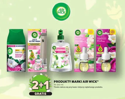 Produkty marki air wick promocja w Stokrotka