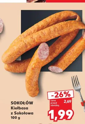 Kiełbasa z Sokołowa Sokołów promocja w Kaufland