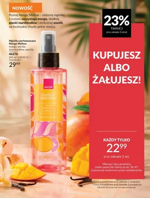 Mgiełka perfumowana Avon Mango Mellow promocja w AVON