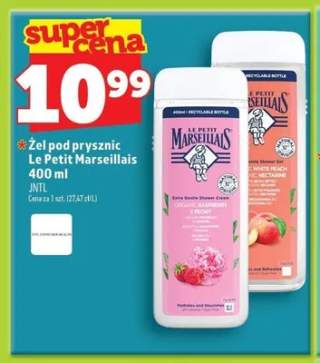 Żel pod prysznic Le Petit Marseillais Biała Brzoskwinia i Nektarynka promocja w TOPAZ