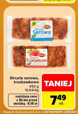 Strucla serowa promocja w Carrefour