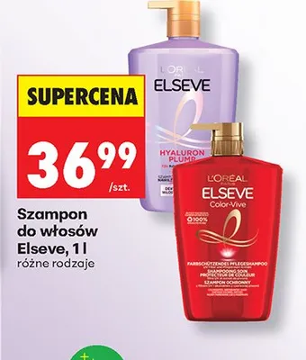 Szampon do włosów Elseve promocja w Biedronka