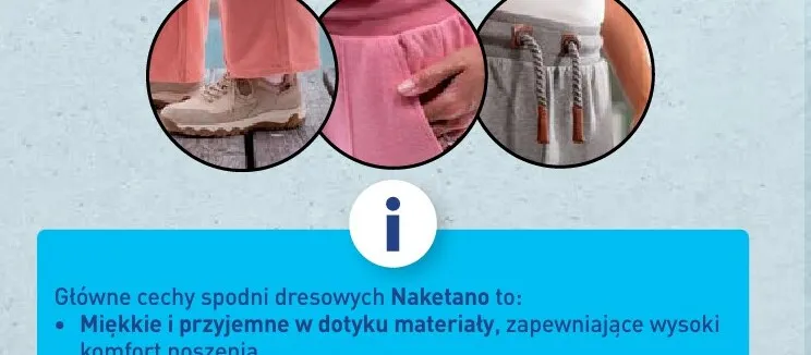 Spodnie dresowe damskie Naketano promocja w Aldi