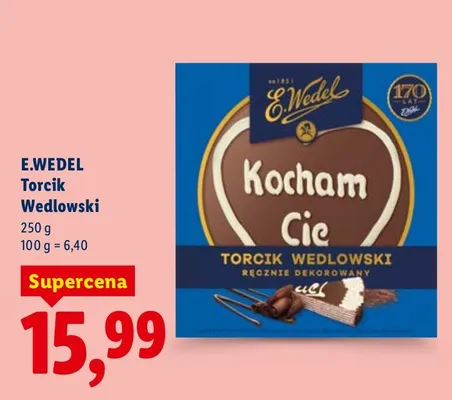 Torcik Wedlowski promocja w Lidl