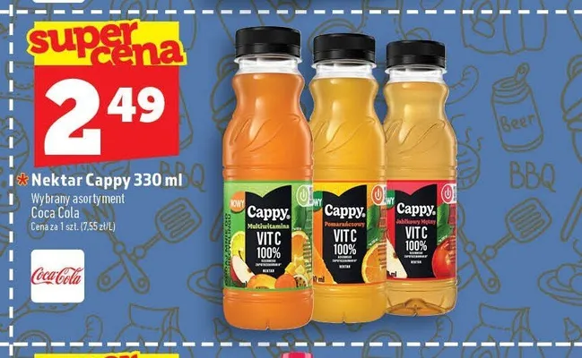Nektar Cappy Jabłko promocja w TOPAZ