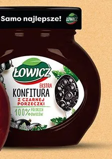 Konfitura ekstra z czarnej porzeczki Łowicz promocja w Biedronka