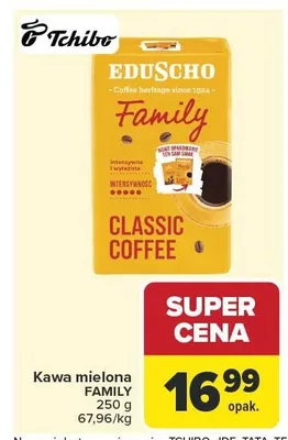Kawa mielona Eduscho Family Classic Coffee promocja w Carrefour Market