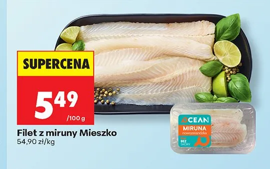Filet z miruny Mieszko promocja w Biedronka
