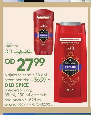 Antyperspiranty i żele pod prysznic Old Spice promocja w Super-Pharm