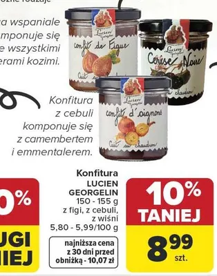 Konfitura Lucie Georgelin promocja w Carrefour Market