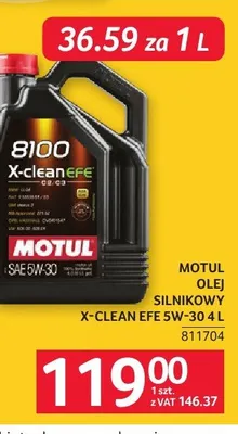 Olej silnikowy X-Clean EFE 5W-30 MOTUL 4l promocja w Selgros