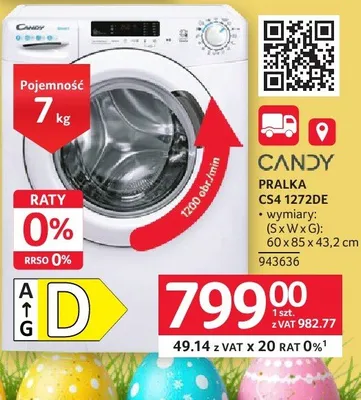 Pralka CS4 1272DE promocja w Selgros