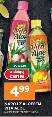 Napój z aloesem Vita Aloe, różne rodzaje promocja w Stokrotka