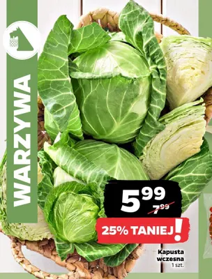 Kapusta wczesna promocja w Netto