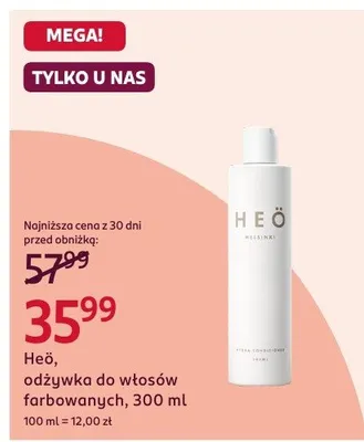 Odżywka do włosów farbowanych promocja w Rossmann