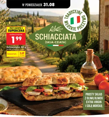 Schiacciata promocja w Biedronka