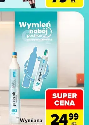 Wymiana gazu Dafi Push-Air promocja w Carrefour