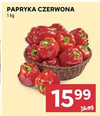 Papryka czerwona promocja w Stokrotka