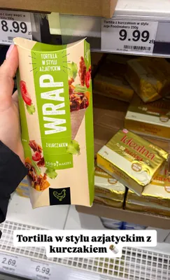 Wrap tortilla w stylu azjatyckim z kurczakiem Foodmakers promocja w Dino